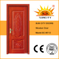 Interior Solid Wood Main Door Design Sc-W112